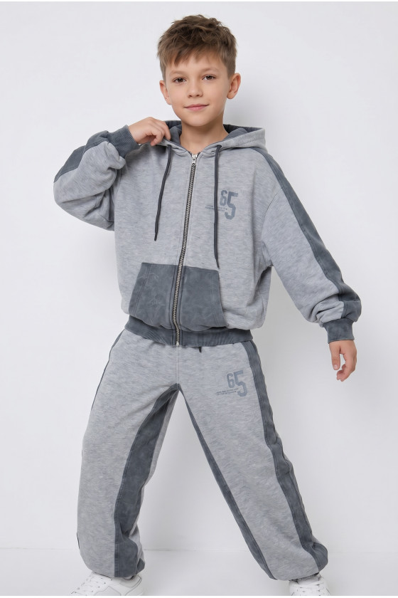 Komplet bluza rozpinana i spodnie 65