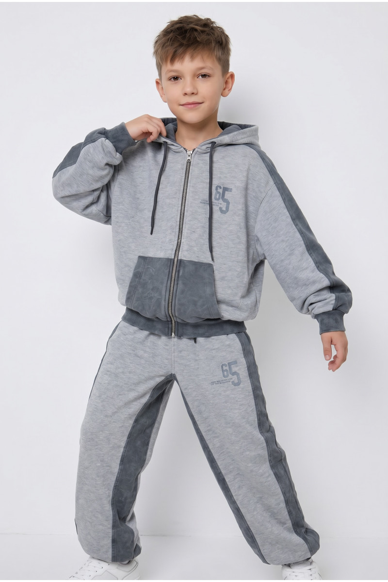 Komplet bluza rozpinana i spodnie 65