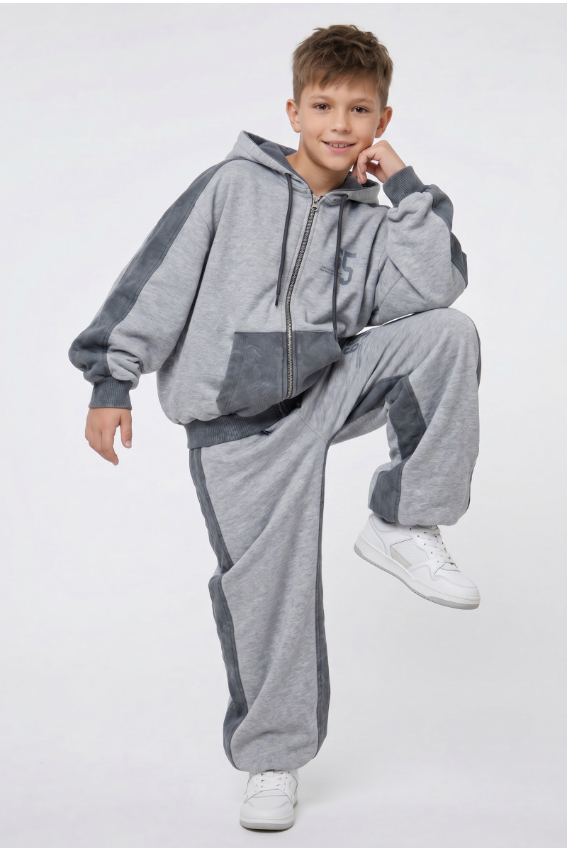 Komplet bluza rozpinana i spodnie 65