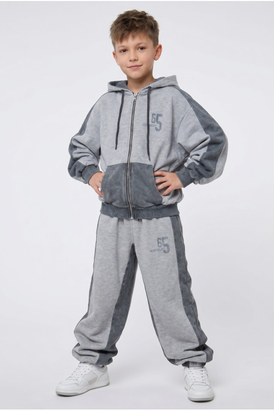 Komplet bluza rozpinana i spodnie 65