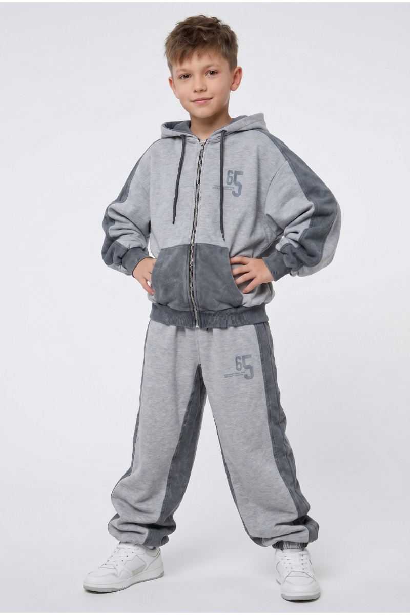Komplet bluza rozpinana i spodnie 65