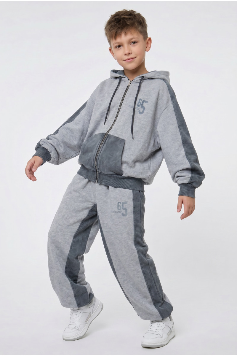 Komplet bluza rozpinana i spodnie 65