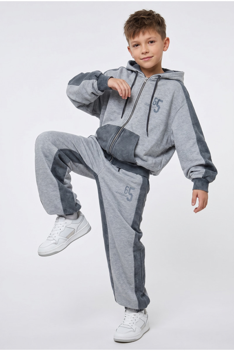 Komplet bluza rozpinana i spodnie 65