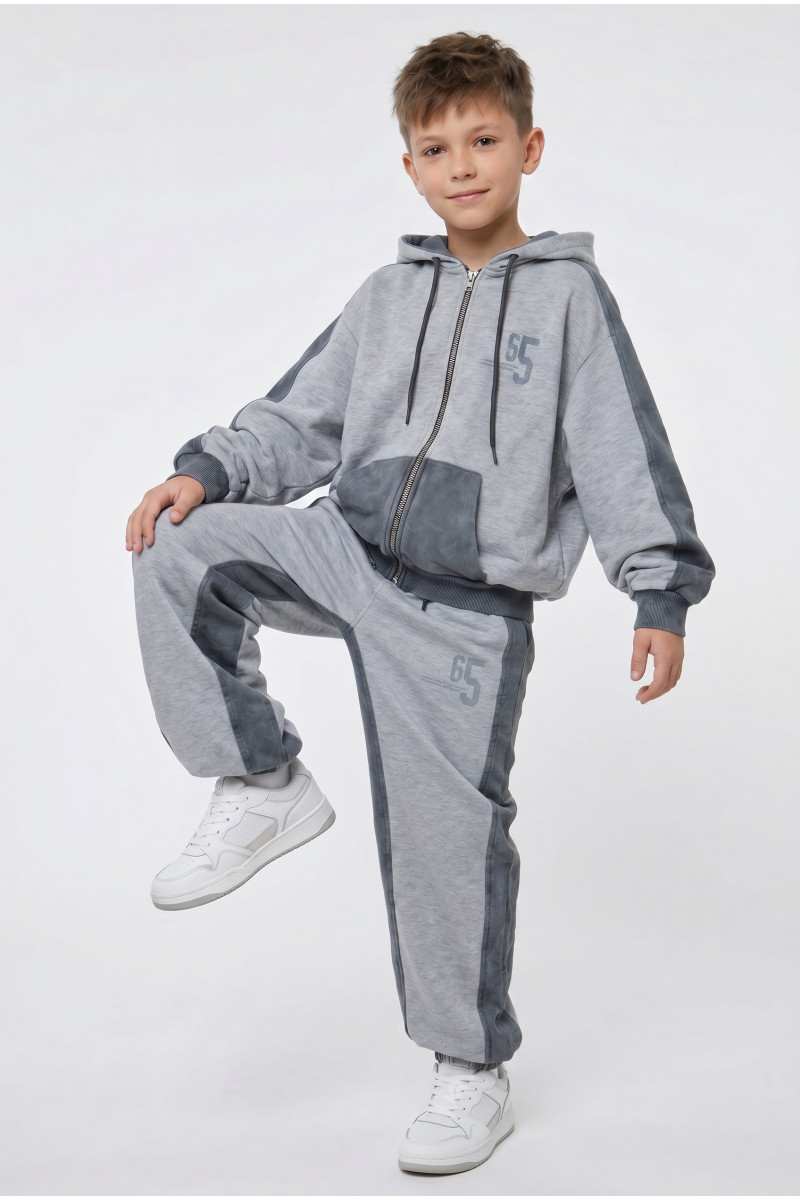 Komplet bluza rozpinana i spodnie 65