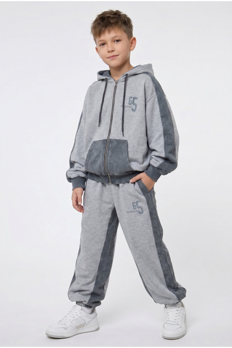 Komplet bluza rozpinana i spodnie 65