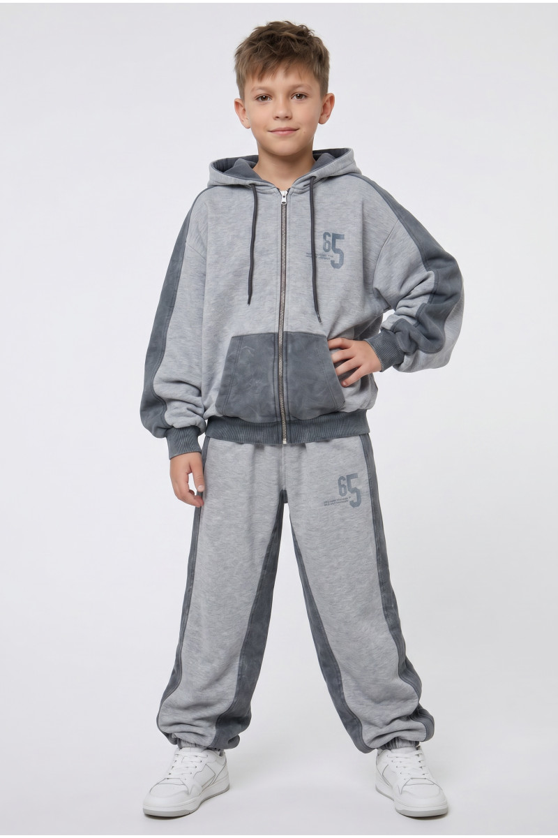 Komplet bluza rozpinana i spodnie 65