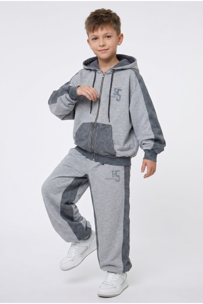 Komplet bluza rozpinana i spodnie 65