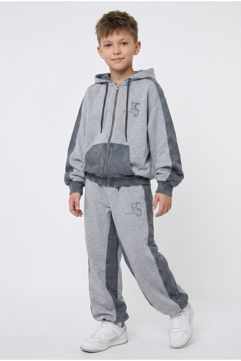 Komplet bluza rozpinana i spodnie 65