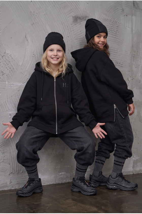 Bluza z szelkami czarna