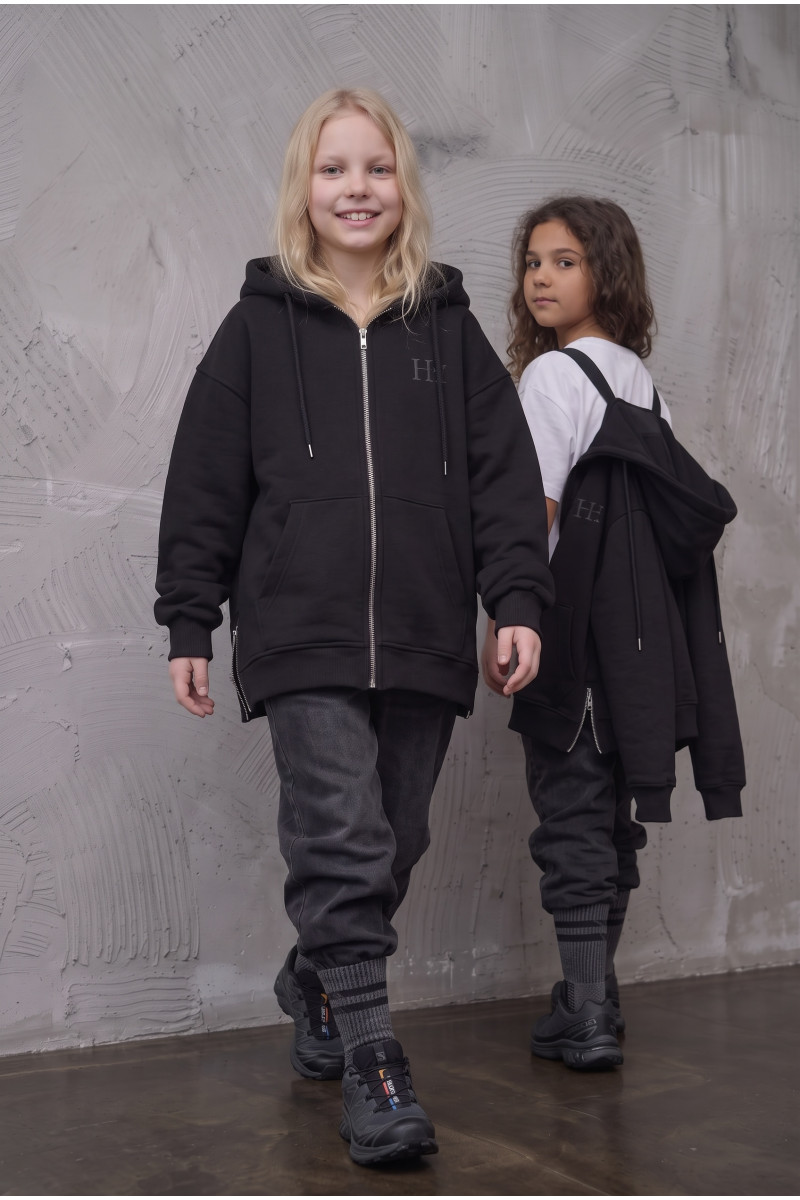 Bluza z szelkami czarna
