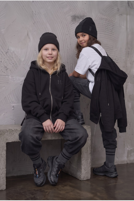 Bluza z szelkami czarna