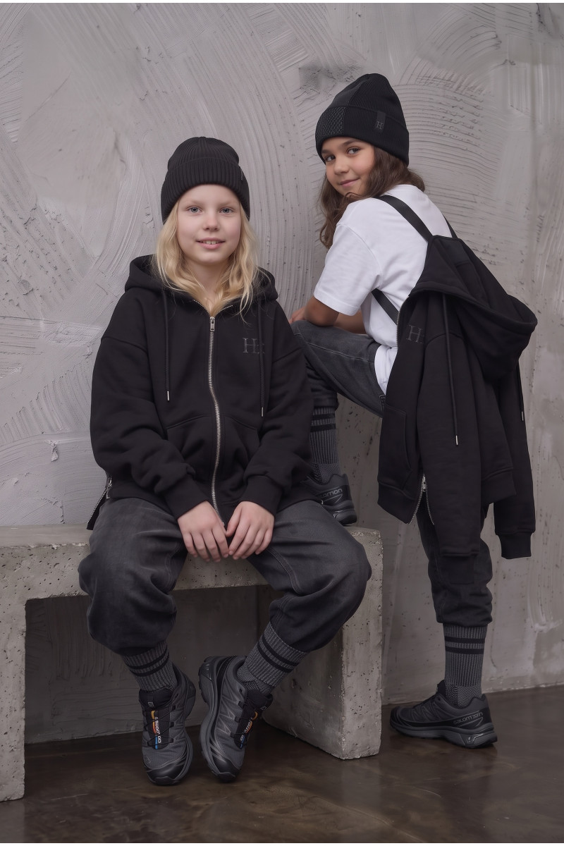 Bluza z szelkami czarna