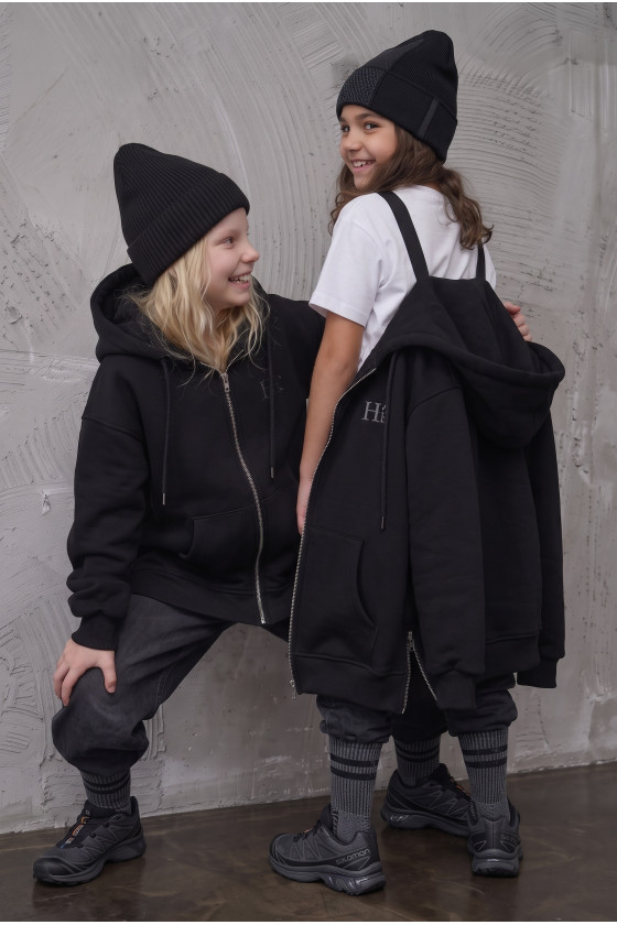 Bluza z szelkami czarna