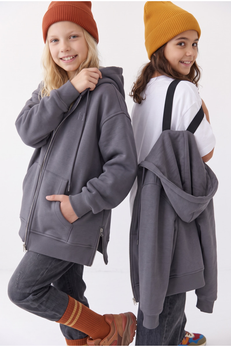 Bluza z szelkami grafit