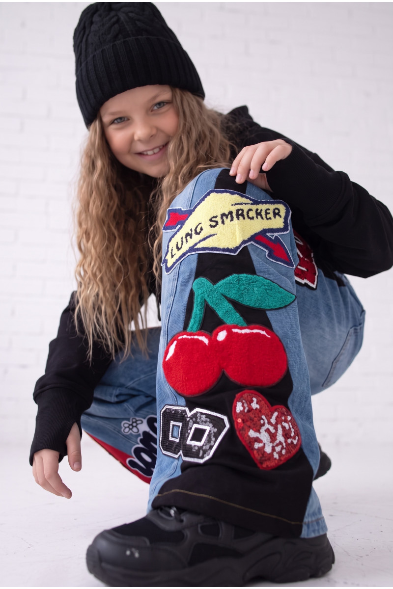 Spodnie jeansowe Red and Black