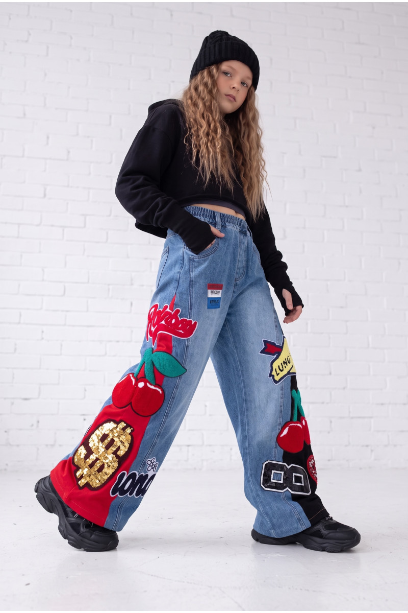Spodnie jeansowe Red and Black
