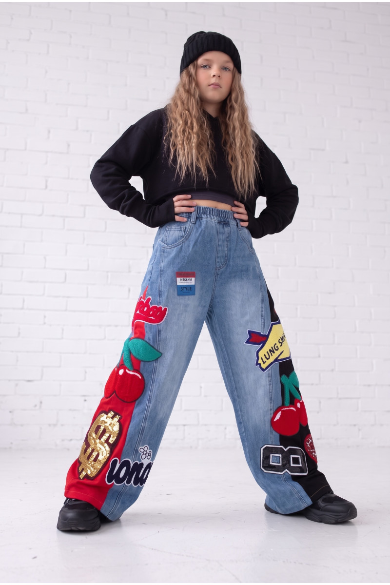 Spodnie jeansowe Red and Black