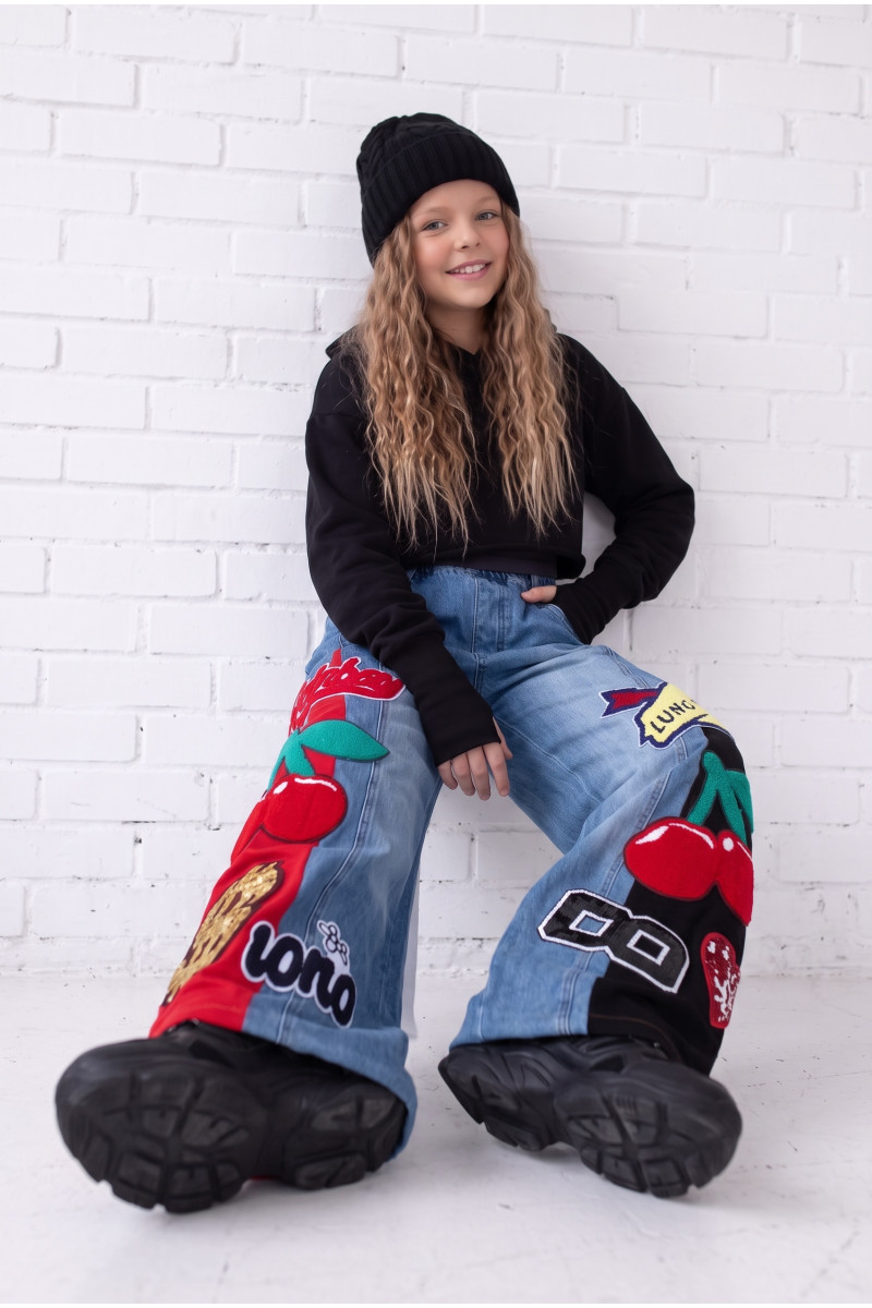 Spodnie jeansowe Red and Black